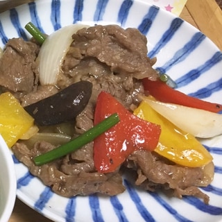 牛肉のスタミナ炒め